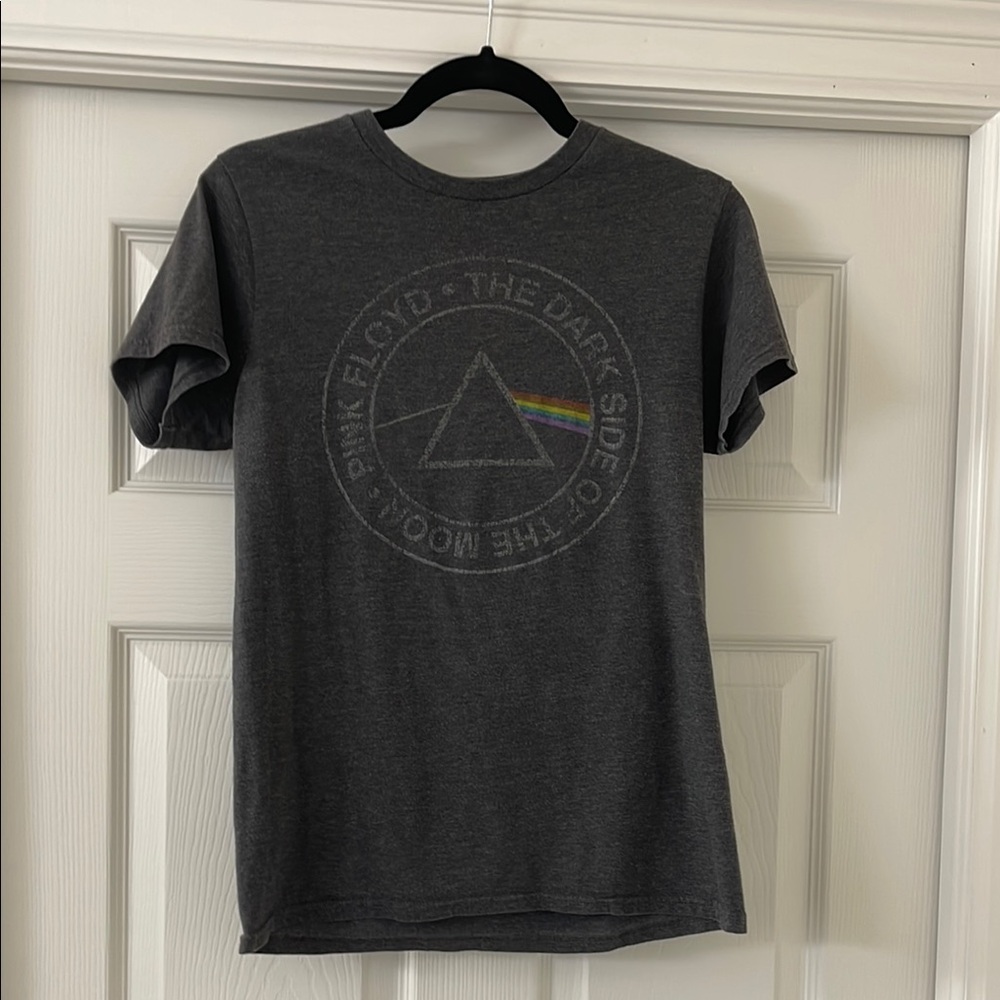 Pink Floyd Gray Short Sleeve Tee with Iconic Design